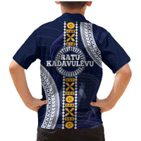 Fiji Ratu Kadavulevu School Family Matching Mermaid Dress and Hawaiian Shirt Tapa and Polynesian Tribal Pattern LT03 - Polynesian Pride