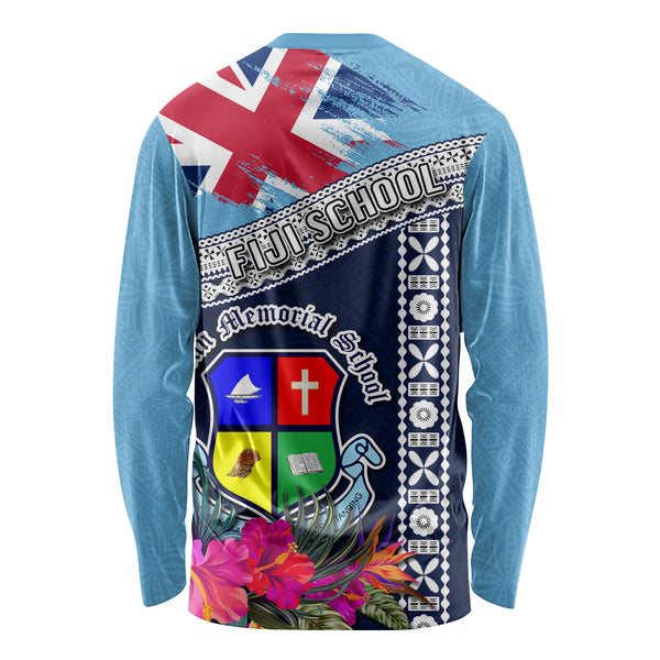 Fiji Lelean Memorial School Long Sleeve Shirt Tapa and Polynesian ...
