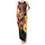 Hawaiian Sea Animals Love Couple Family Matching Tank Maxi Dress and Hawaiian Shirt Aloha Sunset Symphony