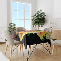 Hawaiian Sea Animals Love Couple Tablecloth Aloha Sunset Symphony