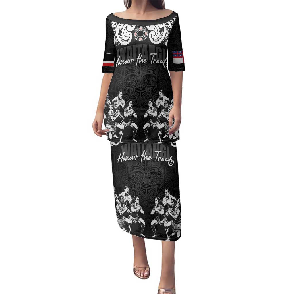 Aotearoa Waitangi Day - Toitu Te Tiriti Family Matching Puletasi and Hawaiian Shirt New Zealand Honour the Treaty