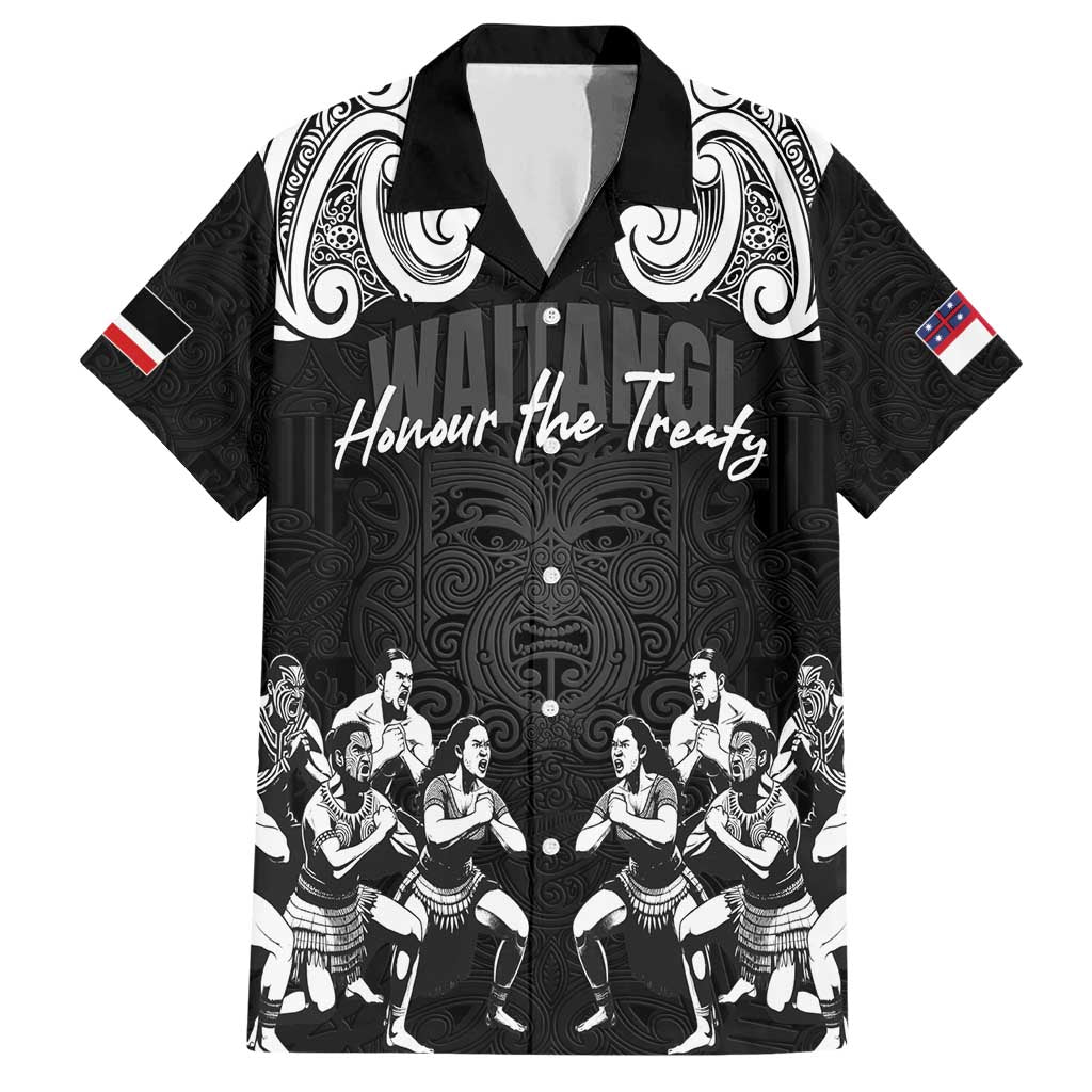 Aotearoa Waitangi Day - Toitu Te Tiriti Family Matching Short Sleeve Bodycon Dress and Hawaiian Shirt New Zealand Honour the Treaty