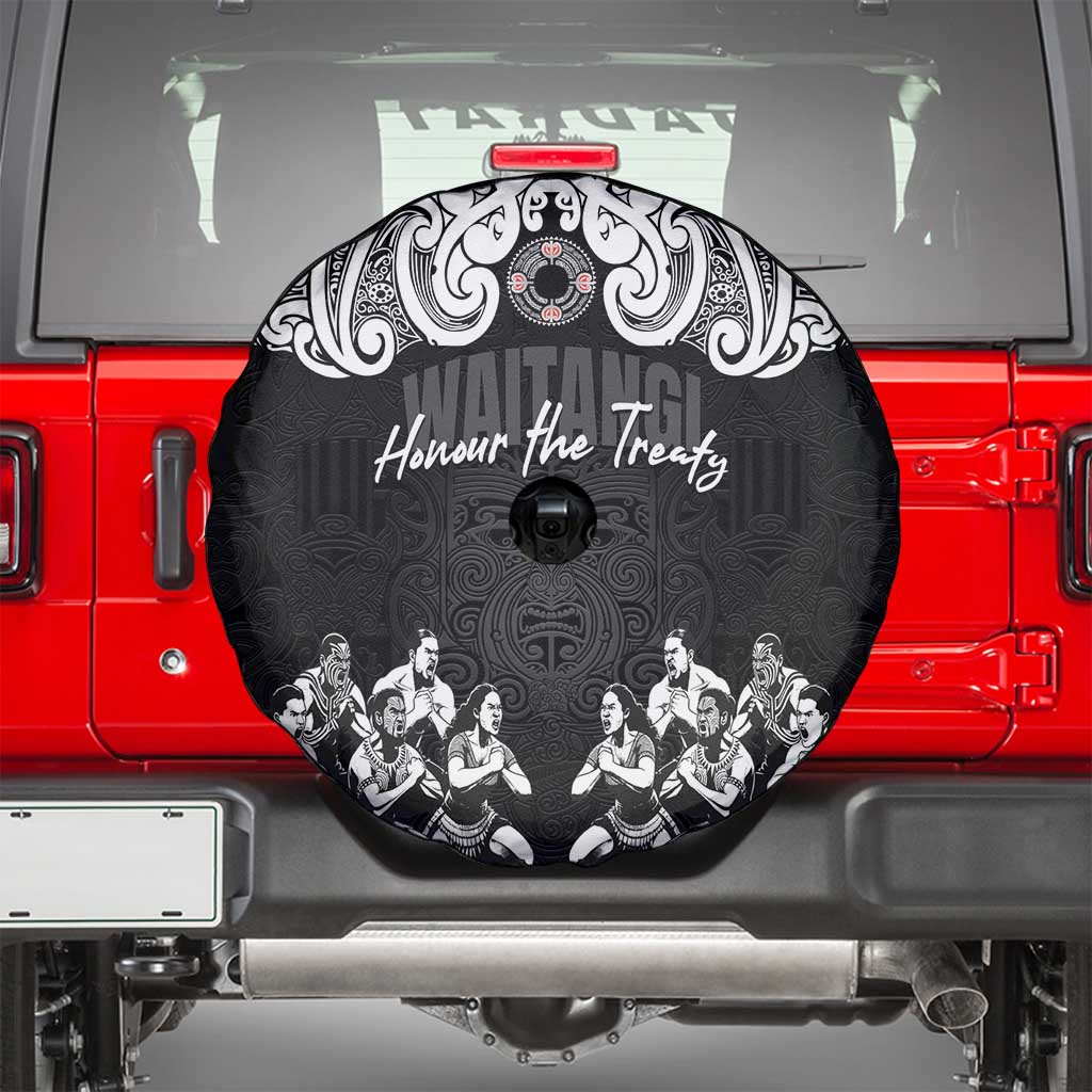 Aotearoa Waitangi Day - Toitu Te Tiriti Spare Tire Cover New Zealand Honour the Treaty