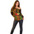 Hawaii Tiki Mask Cocktail Off Shoulder Sweater Kakau Tattoo LT03 - Polynesian Pride