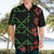Hawaiian Green Kakau Art Tattoo-Ohia Lehua and Taro Leaves Hawaiian Shirt