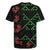 Hawaiian Green Kakau Art Tattoo-Ohia Lehua and Taro Leaves Rugby Jersey