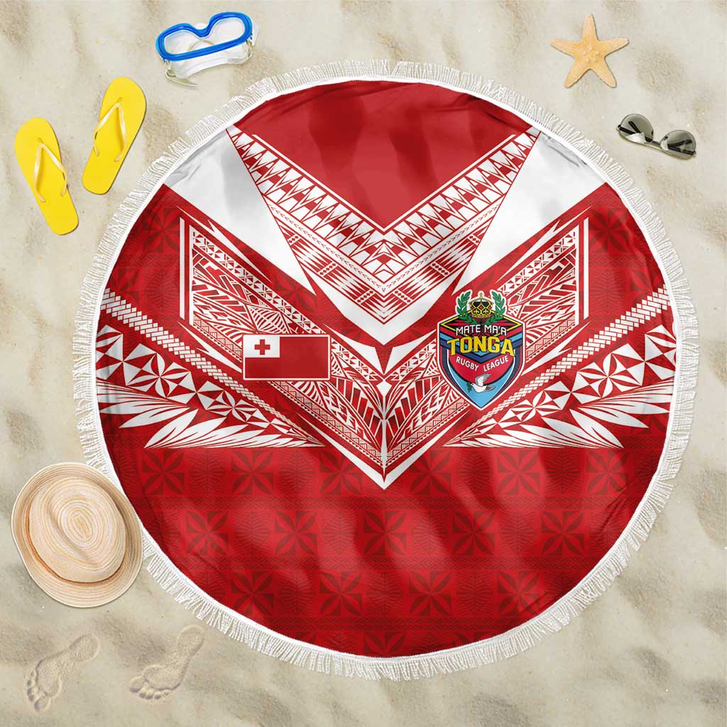 Tonga Rugby Beach Blanket Ngatu Motifs and Pacific Patterns