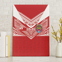 Tonga Rugby Canvas Wall Art Ngatu Motifs and Pacific Patterns