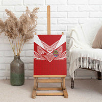 Tonga Rugby Canvas Wall Art Ngatu Motifs and Pacific Patterns