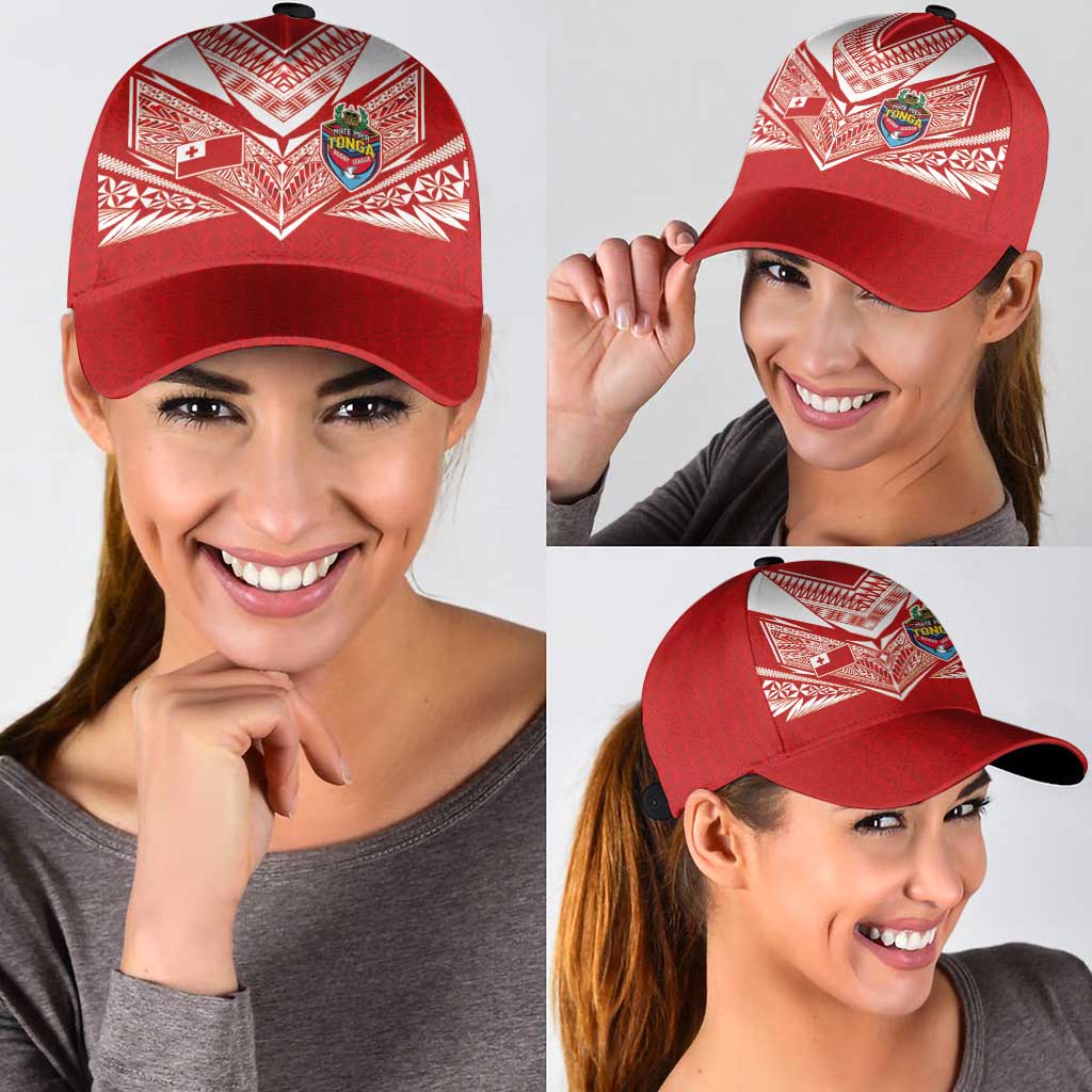 Tonga Rugby Classic Cap Ngatu Motifs and Pacific Patterns