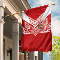 Tonga Rugby Garden Flag Ngatu Motifs and Pacific Patterns