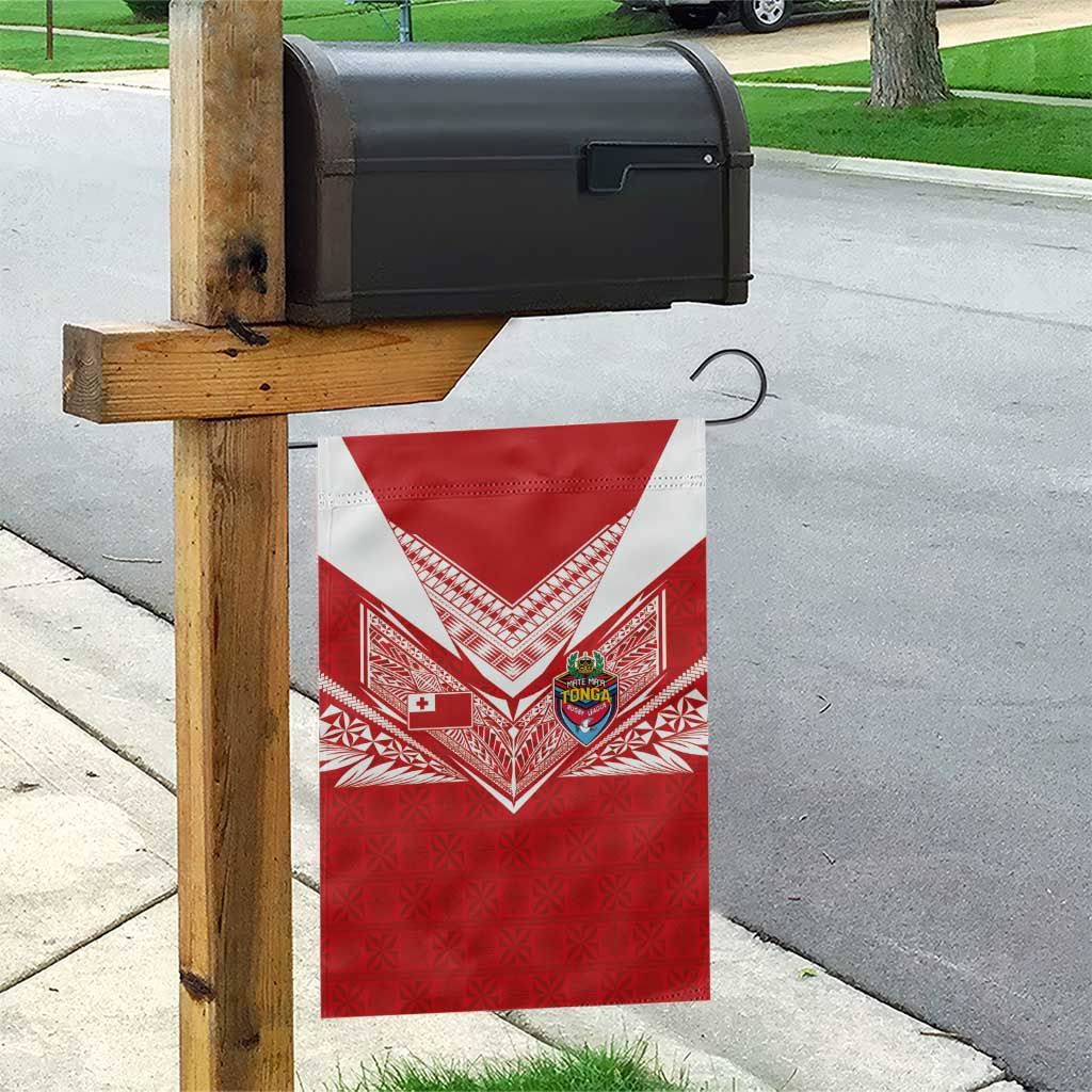 Tonga Rugby Garden Flag Ngatu Motifs and Pacific Patterns