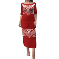 Custom Tonga Rugby Puletasi Ngatu Motifs and Pacific Patterns