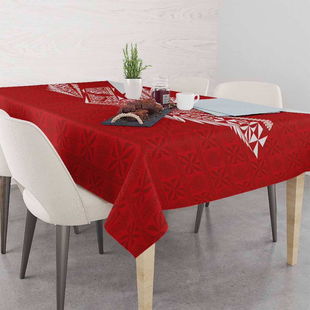 Tonga Rugby Tablecloth Ngatu Motifs and Pacific Patterns