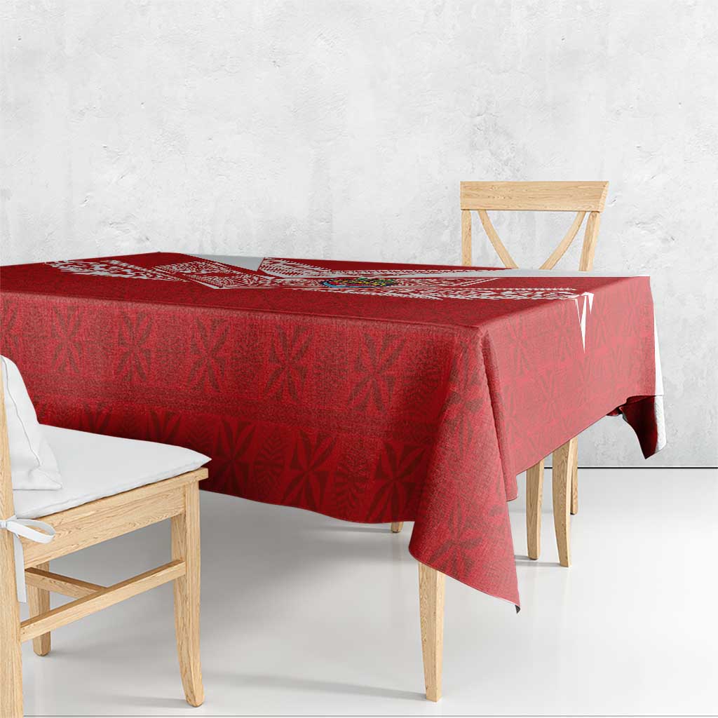 Tonga Rugby Tablecloth Ngatu Motifs and Pacific Patterns