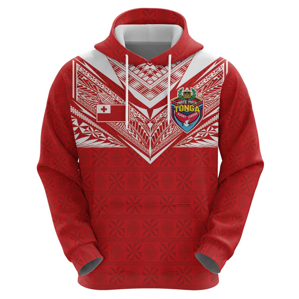 Custom Tonga Rugby Zip Hoodie Ngatu Motifs and Pacific Patterns LT03 - Polynesian Pride