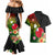 Wallis and Futuna Victory Day Couples Matching Mermaid Dress and Hawaiian Shirt Tribal Polynesian Tattoo and Hibiscus Flower LT03 - Polynesian Pride