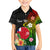 Wallis and Futuna Victory Day Kid Hawaiian Shirt Tribal Polynesian Tattoo and Hibiscus Flower LT03 Kid Reggae - Polynesian Pride