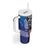 Samoa and Aotearoa Together Tumbler With Handle Tatau Art Tattoos-Taniko and Maori with Fern