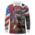 Hawaii and United States Memorial Day Long Sleeve Polo Shirt Honor and Remember The Fallen