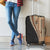 Samoa Siapo Motif Half Style Luggage Cover Brown Version