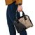 Samoa Siapo Motif Half Style Shoulder Handbag Brown Version