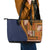 Samoa Siapo Motif Half Style Leather Tote Bag Colorful Version