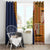 Samoa Siapo Motif Half Style Window Curtain Colorful Version