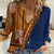 Samoa Siapo Motif Half Style Women Casual Shirt Colorful Version