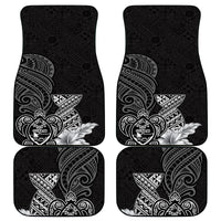 Guam Latte Stone Chamorro Culture Car Mats Tapa Pattern