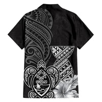 Guam Latte Stone Chamorro Culture Family Matching Long Sleeve Bodycon Dress and Hawaiian Shirt Tapa Pattern LT03 - Polynesian Pride