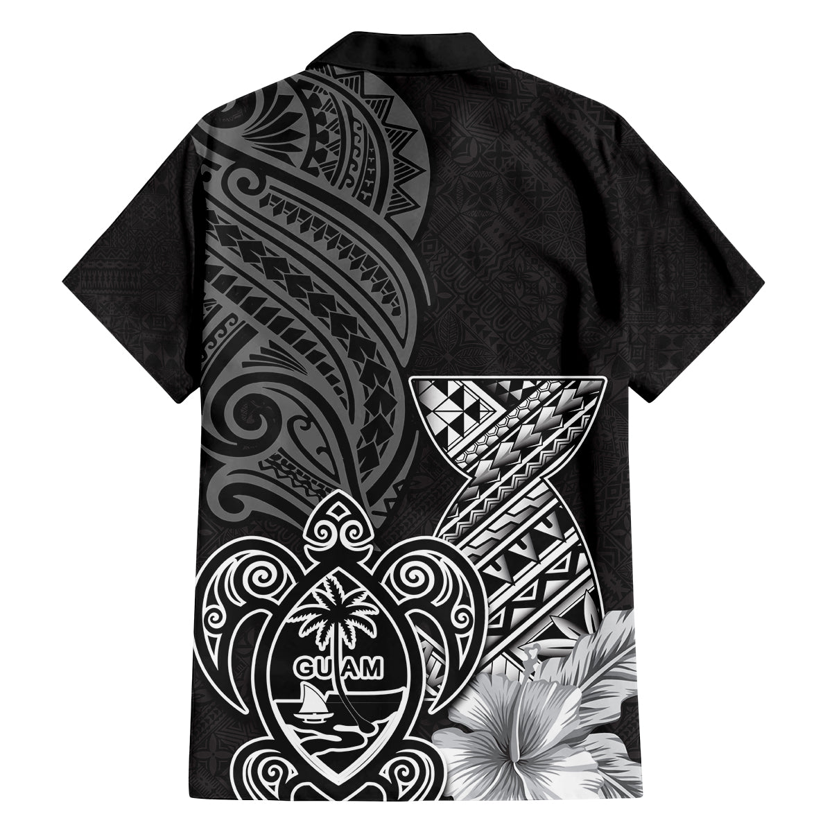 Guam Latte Stone Chamorro Culture Family Matching Summer Maxi Dress and Hawaiian Shirt Tapa Pattern LT03 - Polynesian Pride