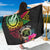 Personalised Vanuatu 44th Anniversary Sarong Boars Tusk and Melanesian Warrior Indipendens Dei