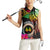 Personalised Vanuatu 44th Anniversary Women Sleeveless Polo Shirt Boars Tusk and Melanesian Warrior Indipendens Dei
