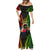 Vanuatu Independence Day Mermaid Dress Boars Tusk and Melanesian Warrior Indipendens Dei