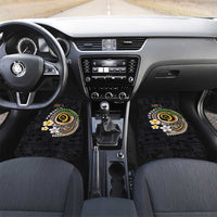 Vanuatu Independence Day Car Mats Melanesian Tribal Pig Tusk with Tropical Plants