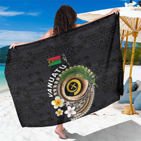 Vanuatu Independence Day Sarong Melanesian Tribal Pig Tusk with Tropical Plants