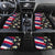 Hawaiian Flag Day Car Mats Tropical Flowers and Leaves