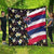 Hawaiian Flag Day Quilt Tropical Flowers and Leaves