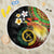 Vanuatu and Papua New Guinea Together Beach Blanket Bird-of-paradise and Pig Tusk Melanesian Pattern