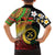 Vanuatu and Papua New Guinea Together Family Matching Summer Maxi Dress and Hawaiian Shirt Bird-of-paradise and Pig Tusk Melanesian Pattern