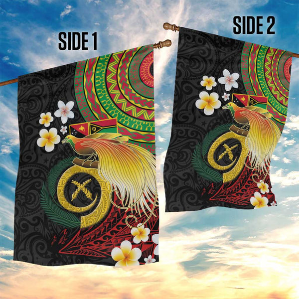 Home / Products / Vanuatu and Papua New Guinea Together Garden Flag ...