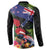 New Zealand Christmas Button Sweatshirt Meri Kirihimete-Tuatara and Pohutukawa Black Color