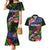 New Zealand Christmas Couples Matching Mermaid Dress and Hawaiian Shirt Meri Kirihimete-Tuatara and Pohutukawa Black Color