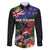 New Zealand Christmas Family Matching Mermaid Dress and Hawaiian Shirt Meri Kirihimete-Tuatara and Pohutukawa Black Color