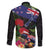 New Zealand Christmas Family Matching Off Shoulder Short Dress and Hawaiian Shirt Meri Kirihimete-Tuatara and Pohutukawa Black Color