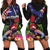 New Zealand Christmas Hoodie Dress Meri Kirihimete-Tuatara and Pohutukawa Black Color