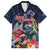 Australia and New Zealand Hawaiian Shirt Merry Christmas-Tuatara and Koala with Plants Xmas Style