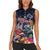 Australia and New Zealand Women Sleeveless Polo Shirt Merry Christmas-Tuatara and Koala with Plants Xmas Style