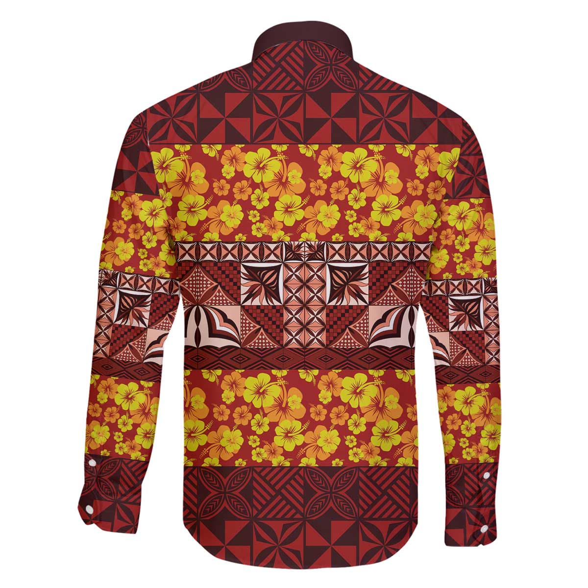 Samoa Siapo and Tapa Family Matching Puletasi and Hawaiian Shirt Pacific Tribal Pattern with Hibiscus Striped Style